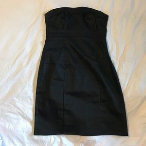 H&M strapless black dress